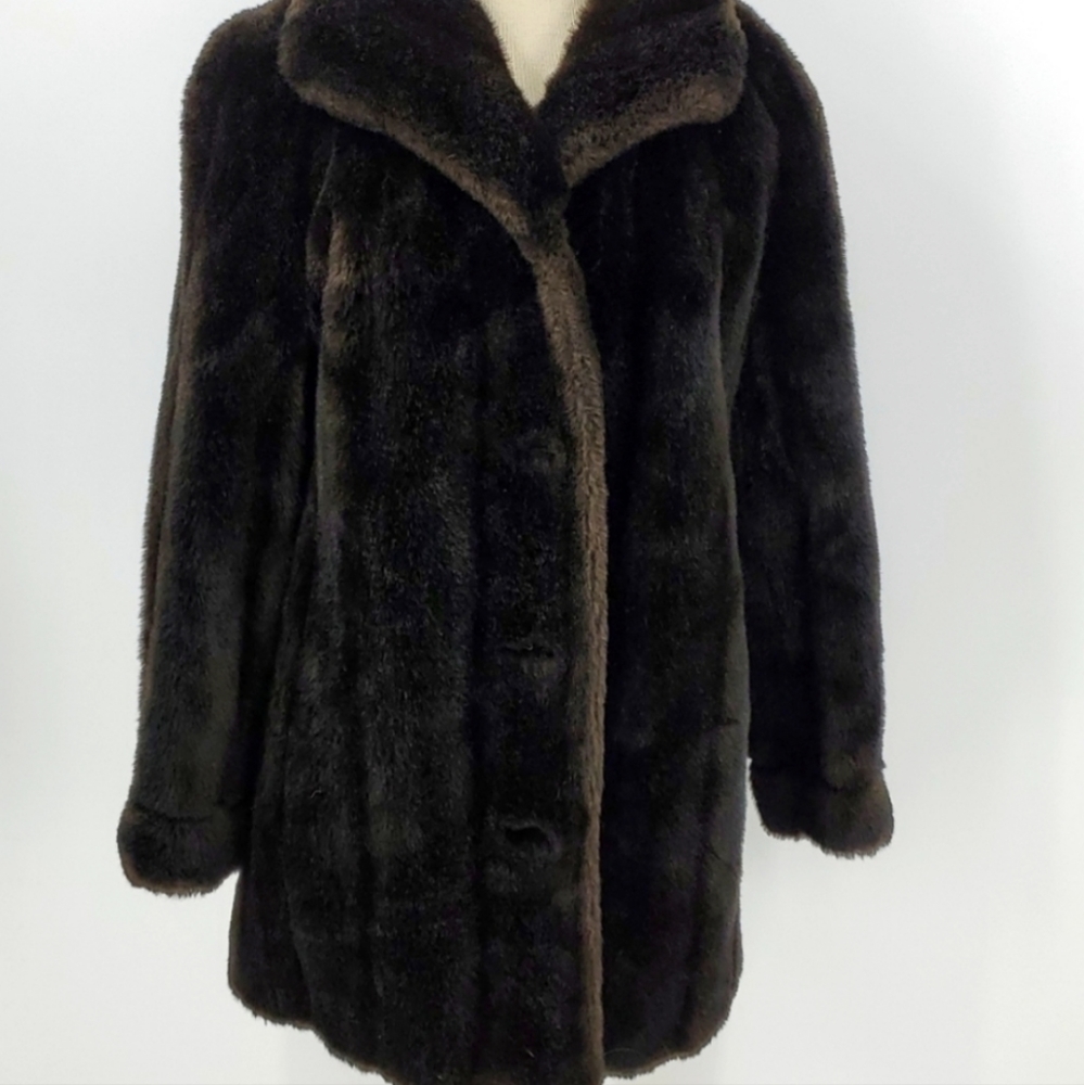 Tissavel of France vintage fur coat.